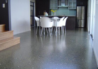 floor grinding dining room area